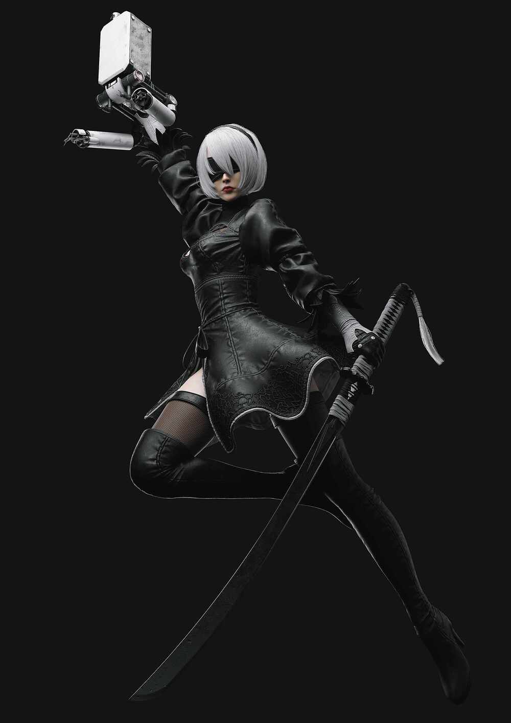 2b Nier Automata Zbrushcentral 0310