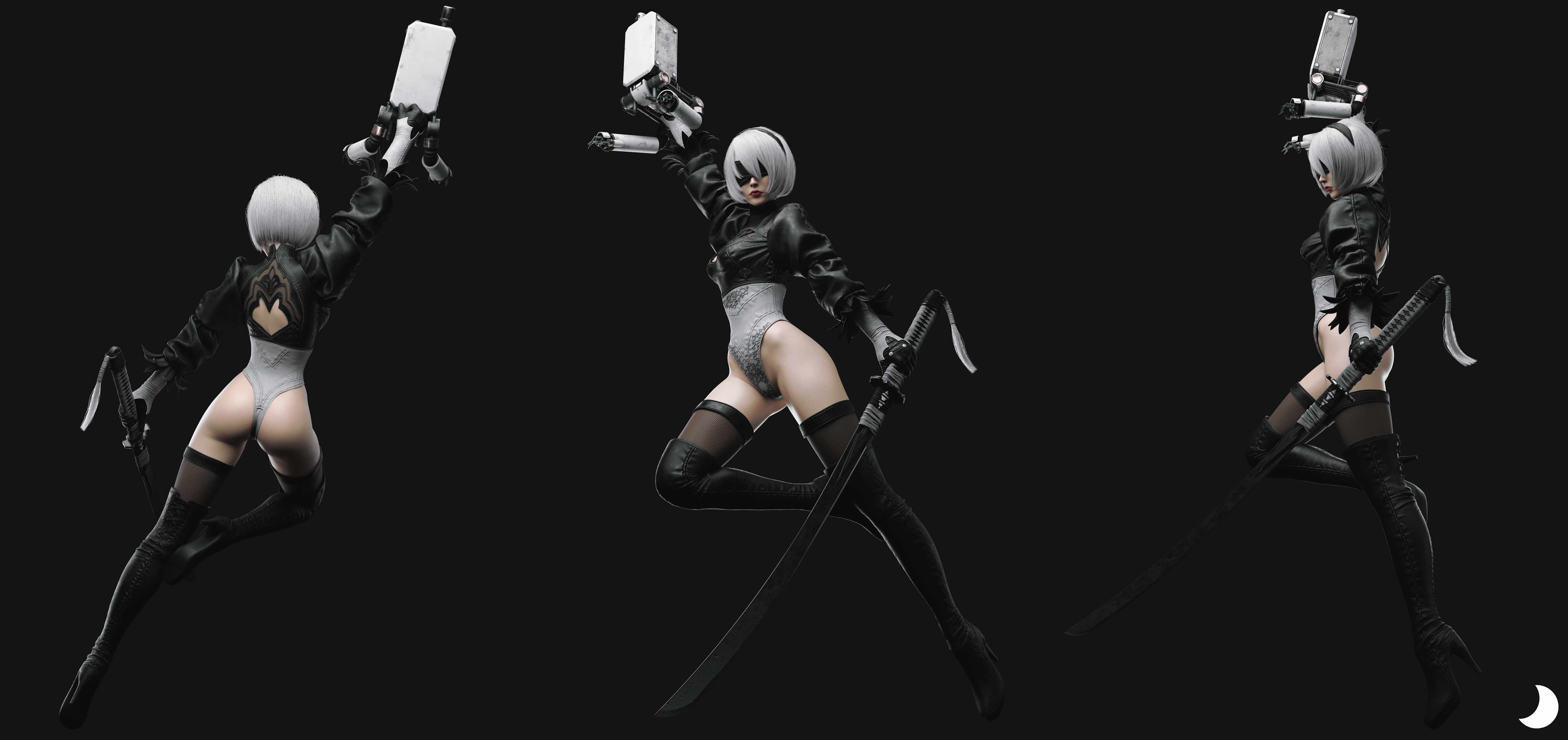 Nier Automata Танк В Парке Развлечений